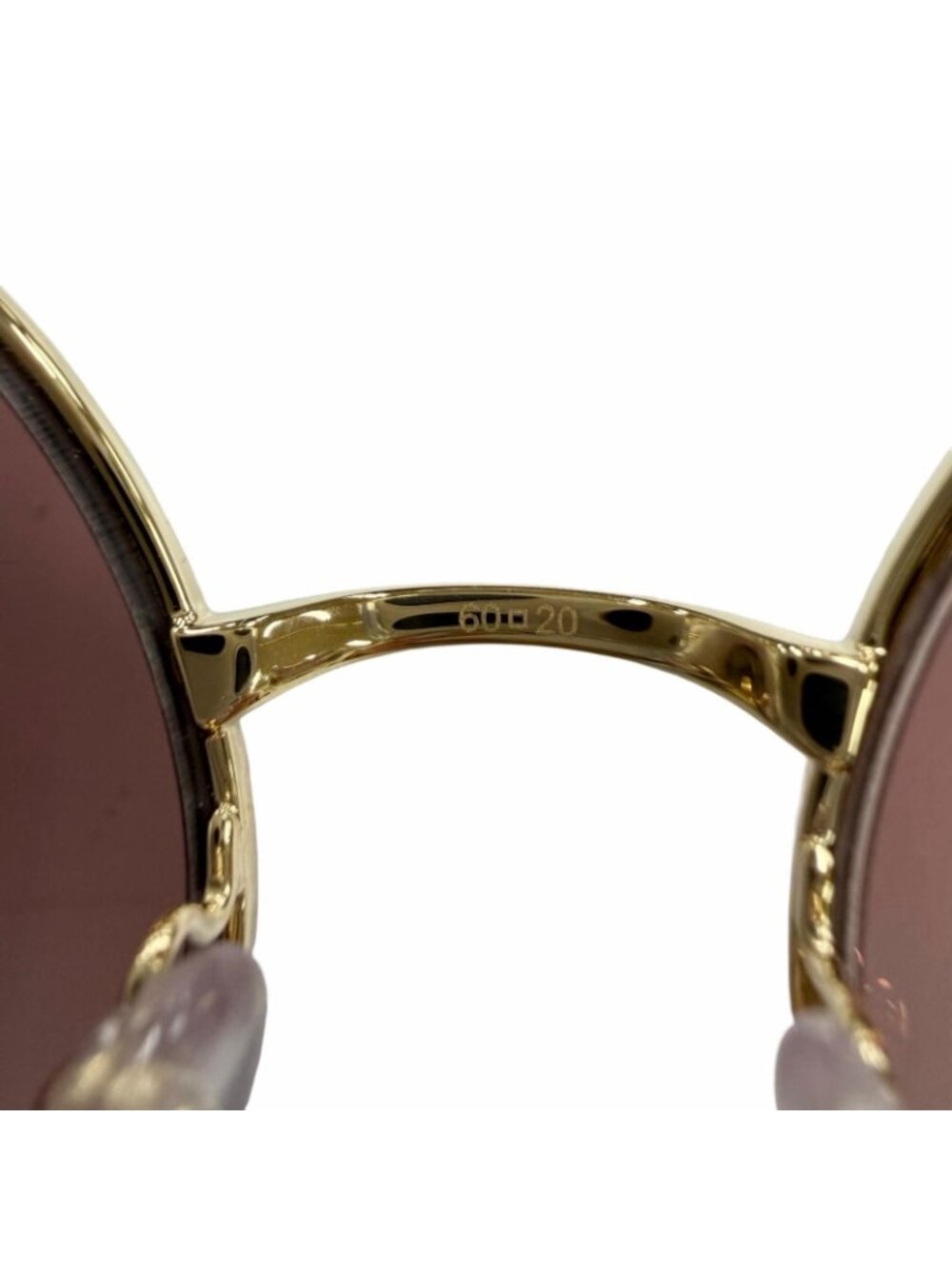 Cartier Panthere Round Half Rim Sunglasses Gold 60 20 Demo Lens Eyewear - Picture 10 of 12